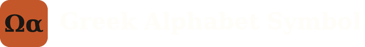 Greek Alphabet Symbol logo